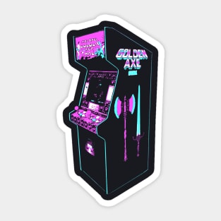 Golden Axe Retro Arcade Game Sticker